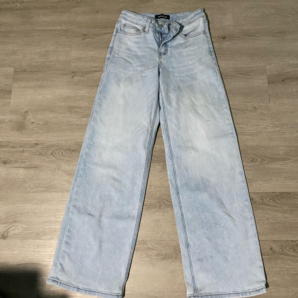 Sky Blue low rise jeans